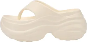 Women's Flat Sandals Arch Support Orthopedic Comfortable Soft Cushion Summer T-Strap Walking Thong Sandals