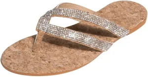 Womens Flip Flops Slippers Flip Beach Flops Sandals Casual Shoes Sliders Women's Crystal Ladies slipper