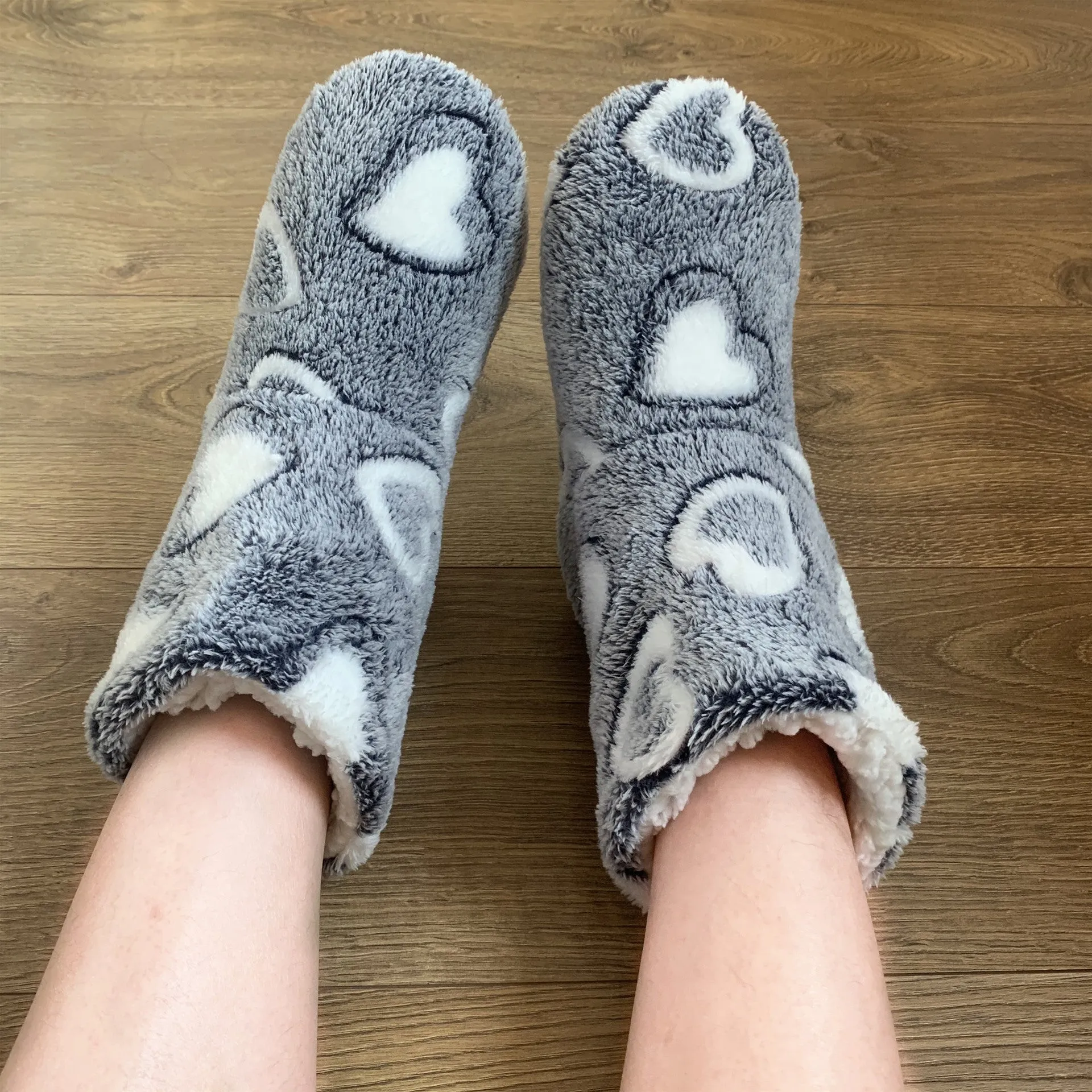 Women's Fuzzy Boot Slippers