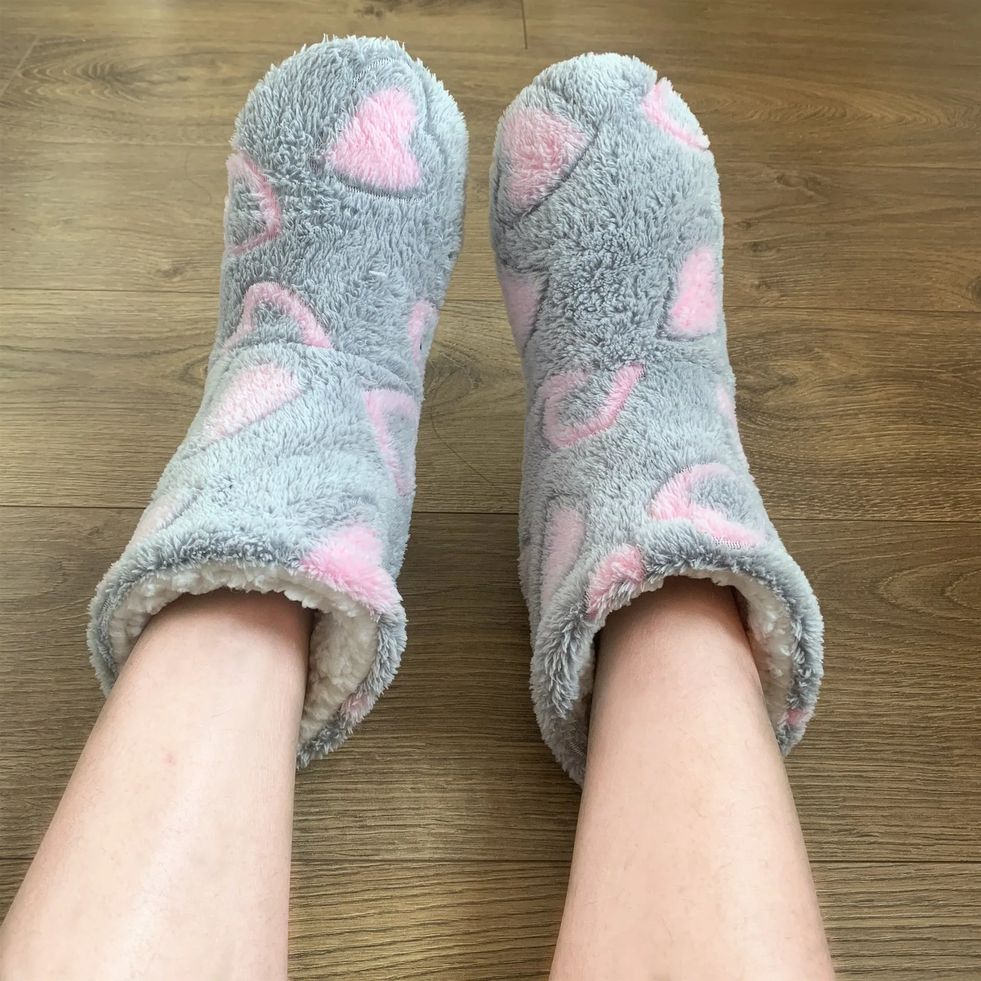 Women's Fuzzy Boot Slippers