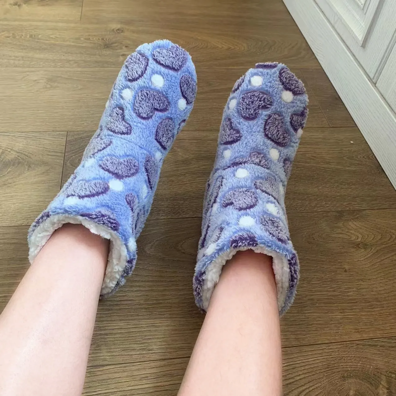Women's Fuzzy Boot Slippers