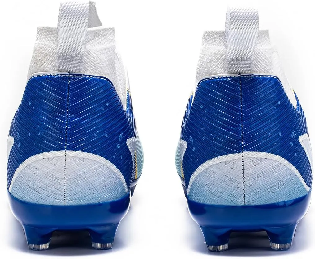 Women's high top Professional Sports Football Shoes for Indoor and Outdoor Training, Lightweight, Breathable, Fashionable and Comfortable Cleat Shoes