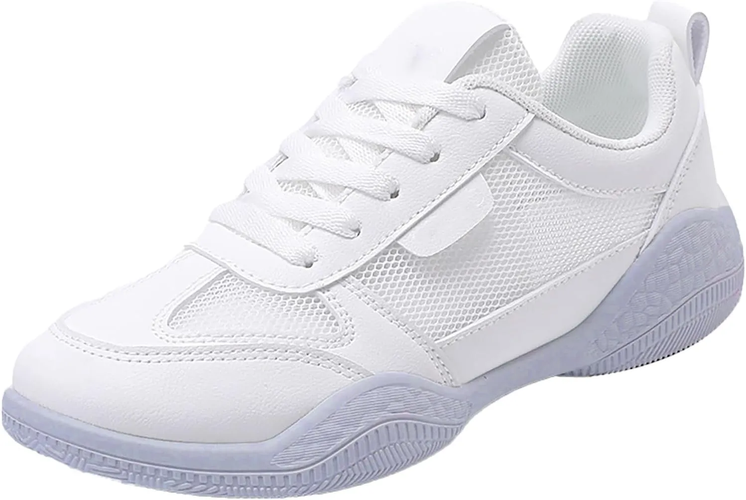 Womens Lace Up Sneakers Women Walking Tennis Shoes Non Slip Work Shoes Women Workout Men's Casual Shoes Fashion Sneakers White Tennis Shoe Cross Trainer Shoe