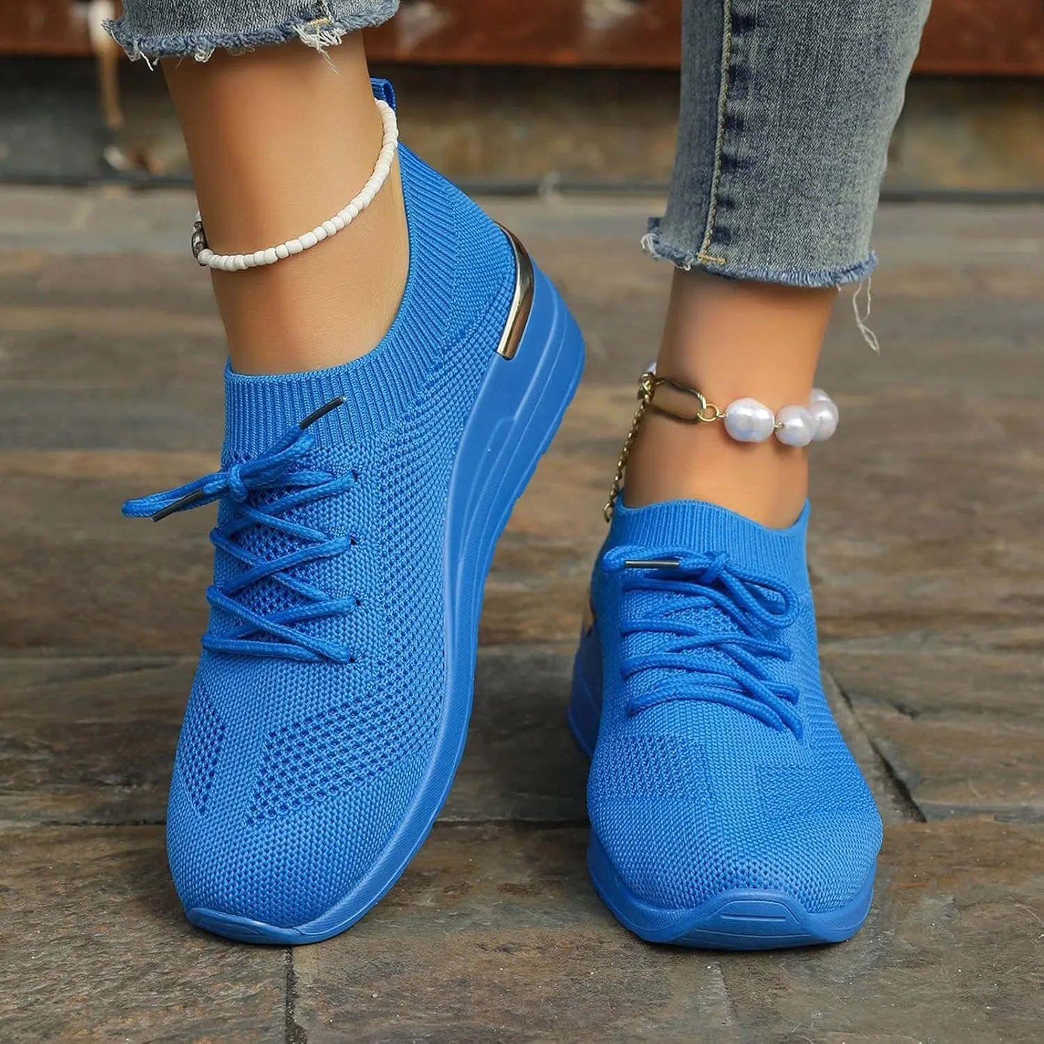 Womens Running Walking Shoes Leisure Summer Sport Shoes Running Gym Workout Sneakers Slip on Athletic Shoes Women