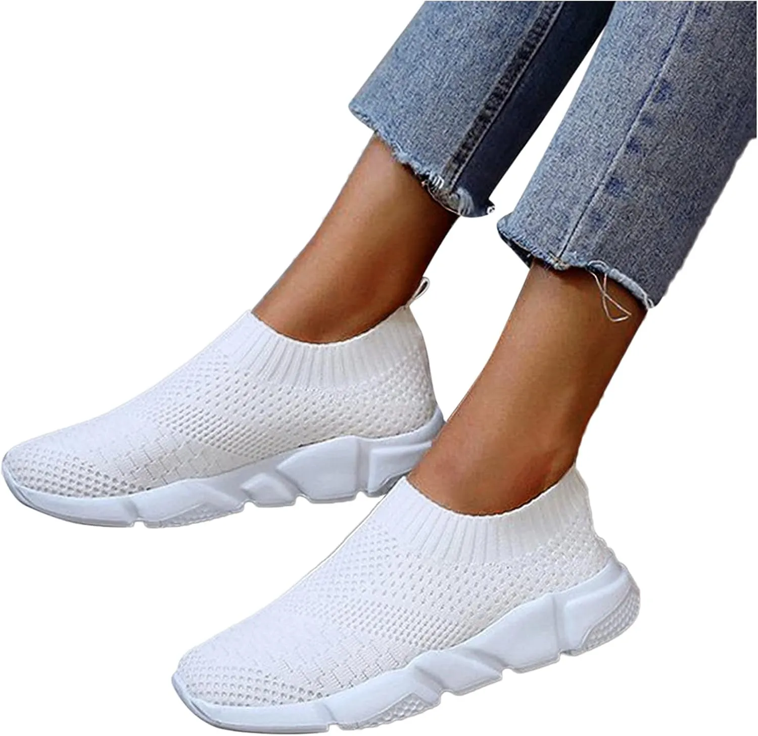 Womens Shoes 7.5 Wide Width Sneakers Slip On Sneakers Women Arch Support Wide Shoes for Women Sneakers Womens Light Weight Walking Sneakers Size 10 Wide Zapatos Das OrtopDicos para Mujeres