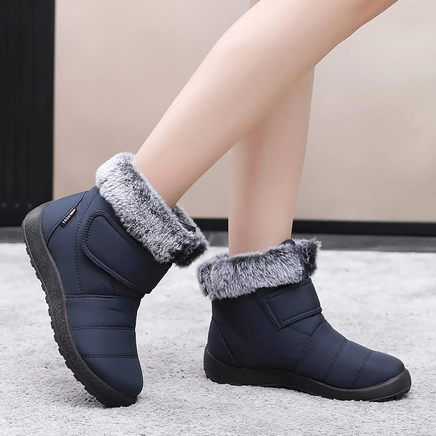 Women's Size 12 Wide Snow Boots Women's Winter Boots Size 8 Botas Para Nieve De Mujer Ski Boots Snow Boots for Women Waterproof Non Slip Sales Clearance