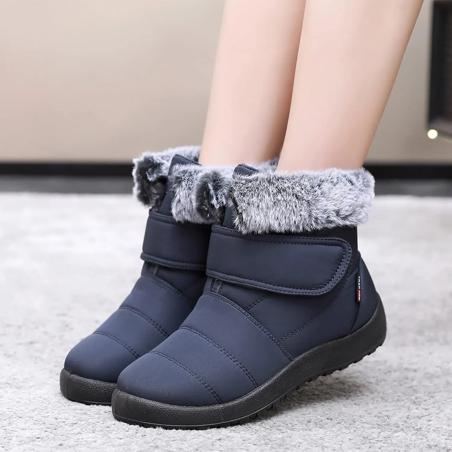 Women's Size 12 Wide Snow Boots Women's Winter Boots Size 8 Botas Para Nieve De Mujer Ski Boots Snow Boots for Women Waterproof Non Slip Sales Clearance