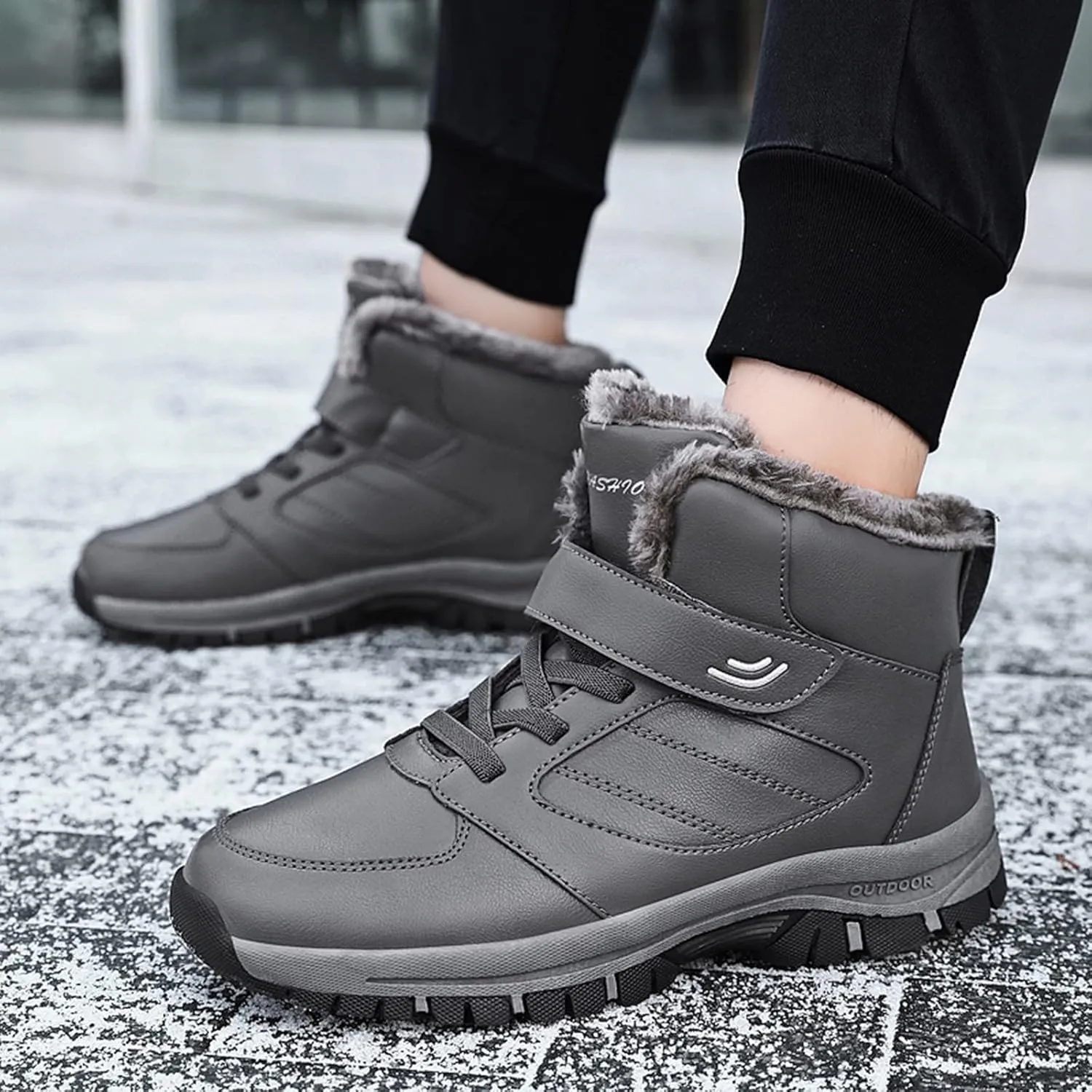 Womens Snow Boots Waterproof Insulated Wide Lightweight Snow Boots Women Waterproof Winter Boots Slip on Women's Winter Booties Womens Winter Boots Non Slip Zipper Size 10