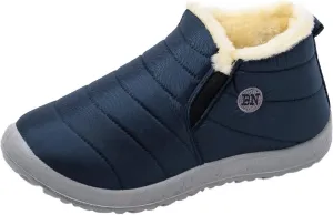 Womens Snow Boots Waterproof Slip on Women's Winter Waterproof Fur Lined Frosty Snow Boots Women's Winter Boots Wide Calf Zapatos Para La Nieve De Mujer Botas Contra El Agua Para Mujer