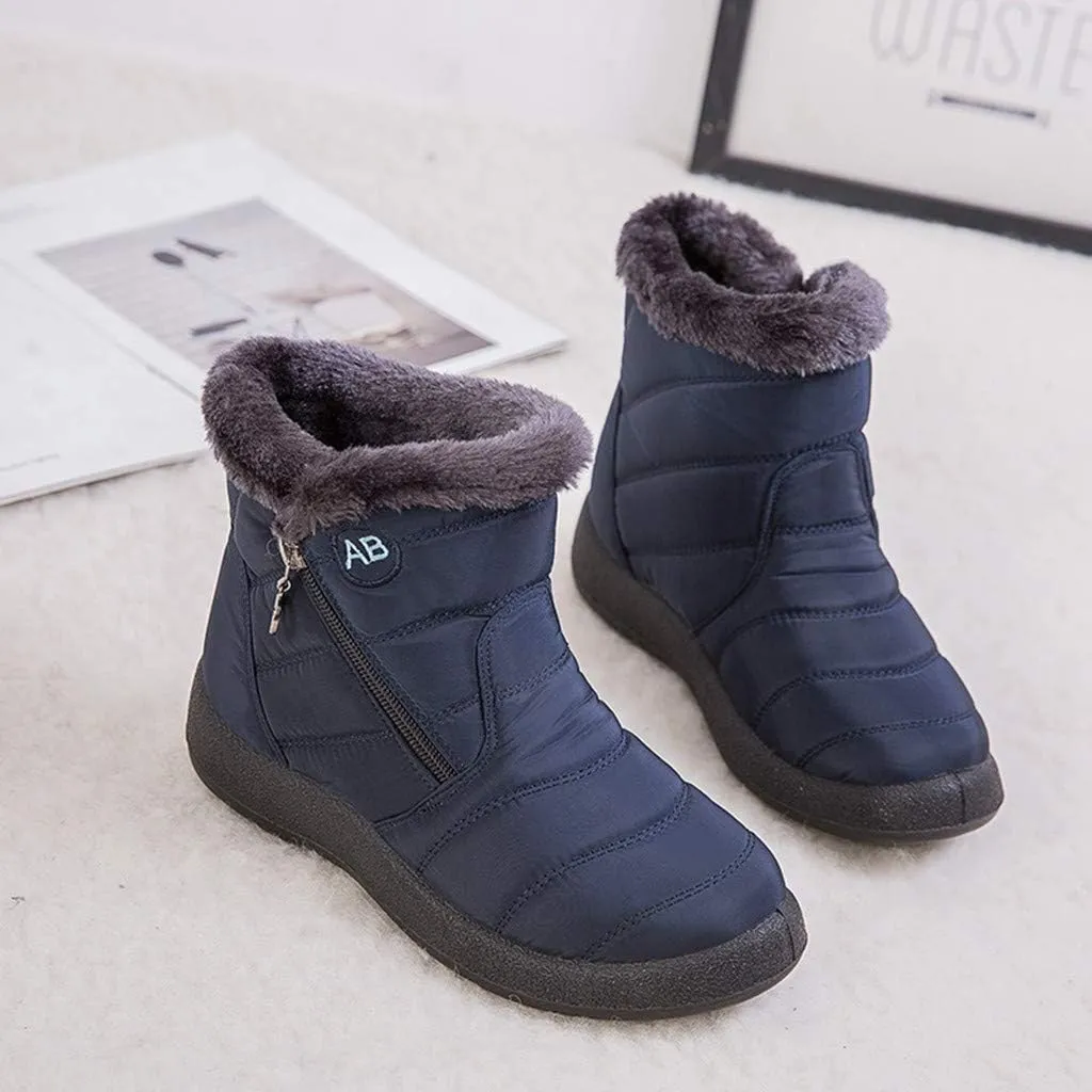 Womens Snow Boots Waterproof Wide Calf Womens Fall Fashion 2023 Boots Winter Winter Boots for Women Snow Womens Winter Hunting Boots Waterproof Insulated Botas Para Invierno Mujer Modernas