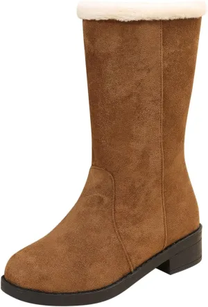 Women's Snow Boots Waterproof Winter Boots Lightweight Warm Snow Boots Women Women's Winter Boots Size 9 Wide Width Warm Winter Boots for Women Indoors Botas De Frio Para Mujer Largas