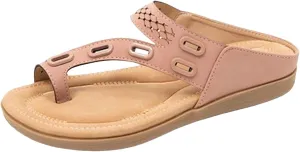 Womens Summer Flip Flops Casual Walking Wedges Platform Recovery Flipflops Pillow Soft Summer Beach Shoes