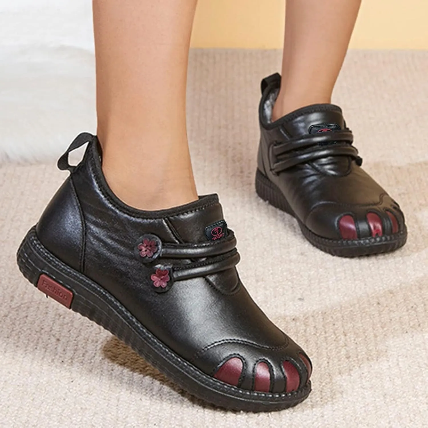 Women's Walking Snow Boots Waterproof Insulated Women's Winter Snow Boots Waterproof Women's Winter Ankle Boots White Women's Winter Boots with Zipper Botas De Invierno Para Mujeres DiabTicos