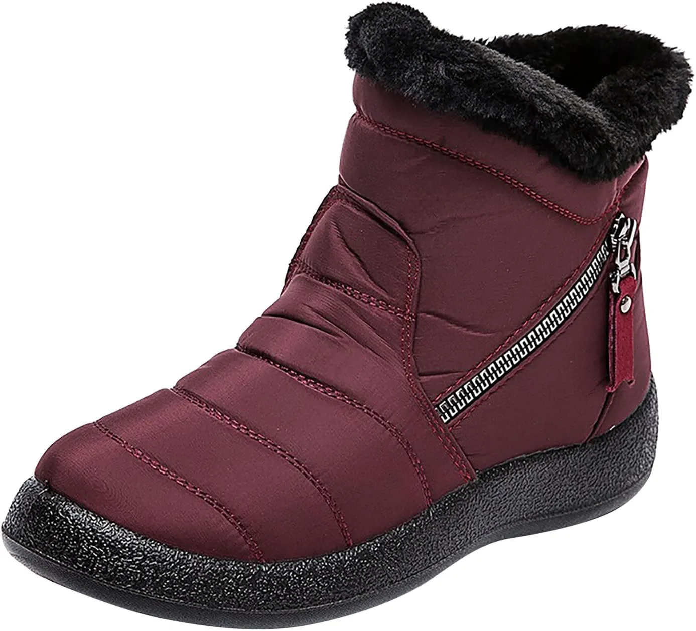 Women's Wide Snow Boots Waterproof Insulated Snow Boots Women Wide Width Womens Boots for Snow Women's Winter Boots Botas De Mujer Para El Frio De Vestir Con Tacones