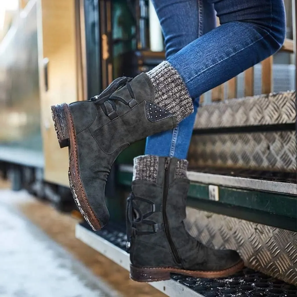 Women's Wide Snow Boots Waterproof Insulated Snow Boots Women Wide Width Womens Boots for Snow Women's Winter Boots Botas De Mujer Para El Frio De Vestir Con Tacones