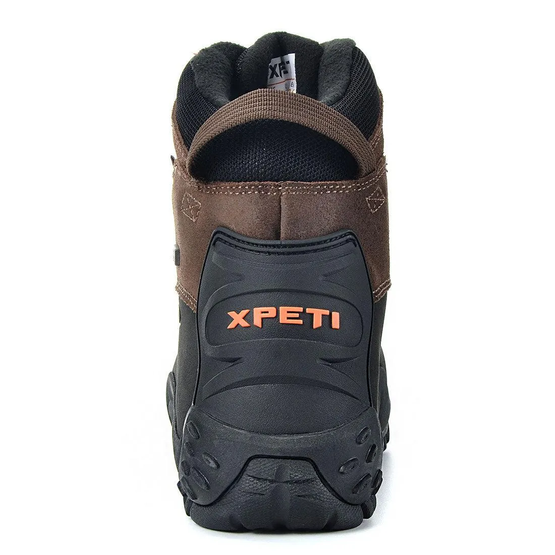 XPETI Men's SnowRider Zipper Waterproof Winter Hiking Boots