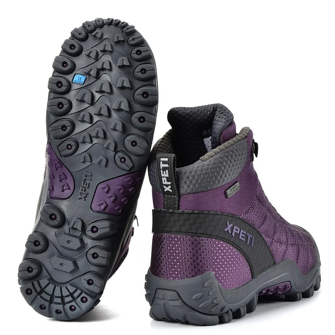 XPETI Women's Crest Thermo Waterproof Hiking Winter Boots